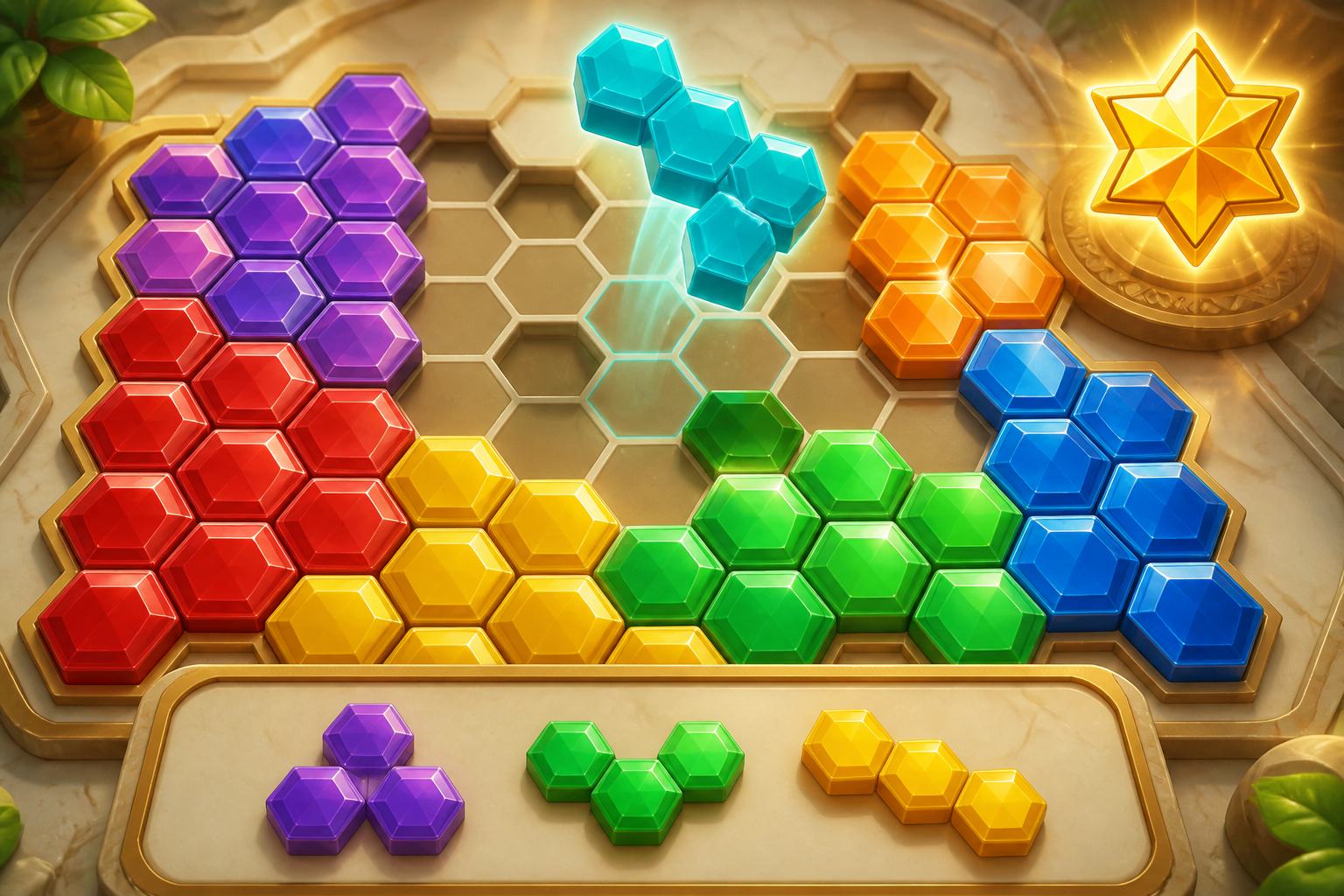 Block Hexa Star