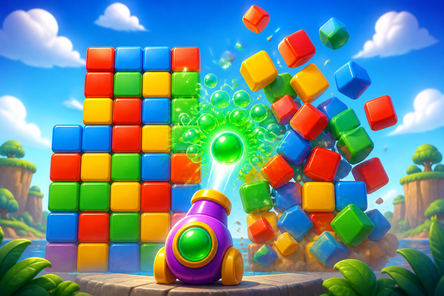 Bubble Vs Blocks