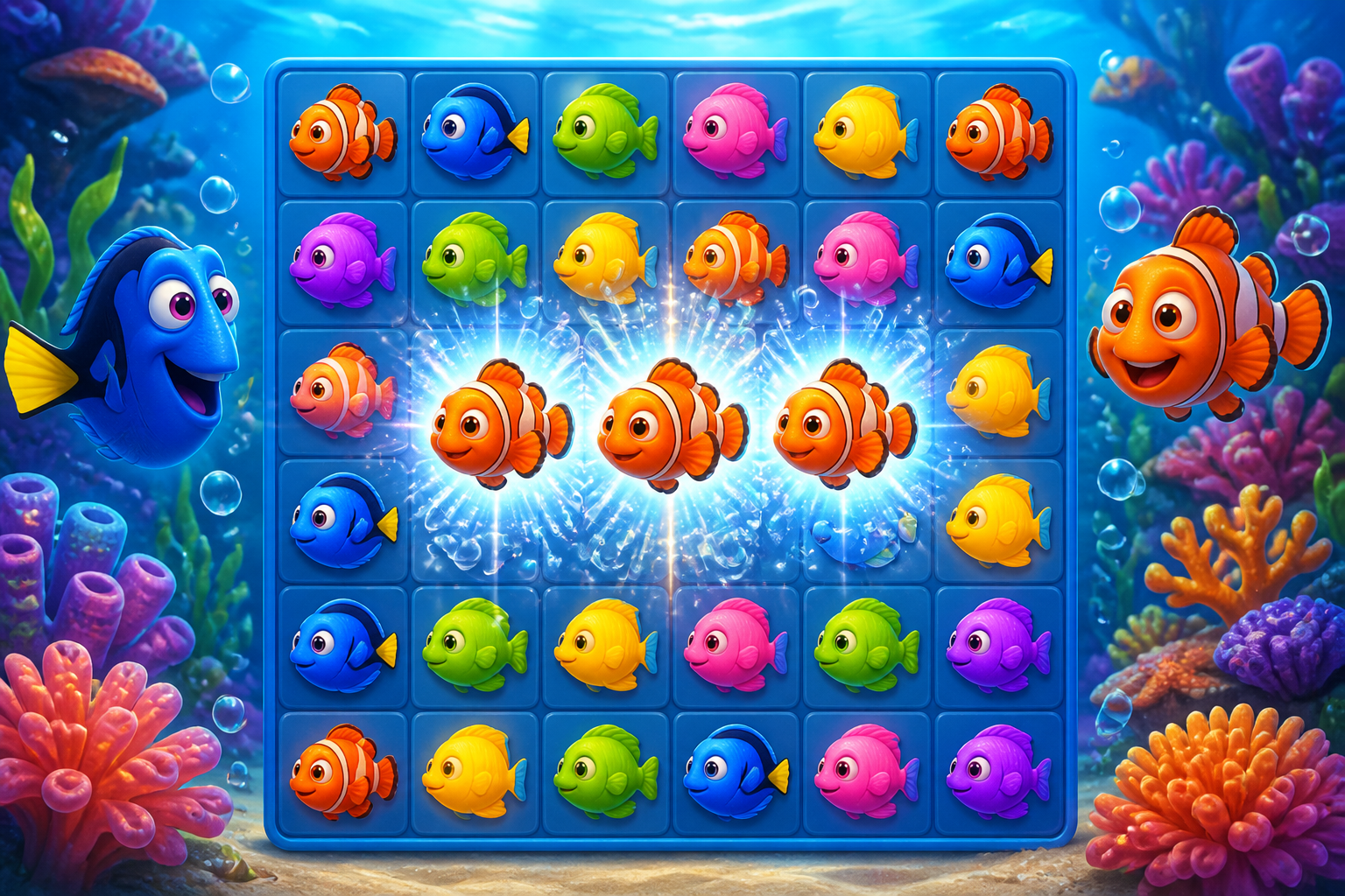 Fish Match Tile