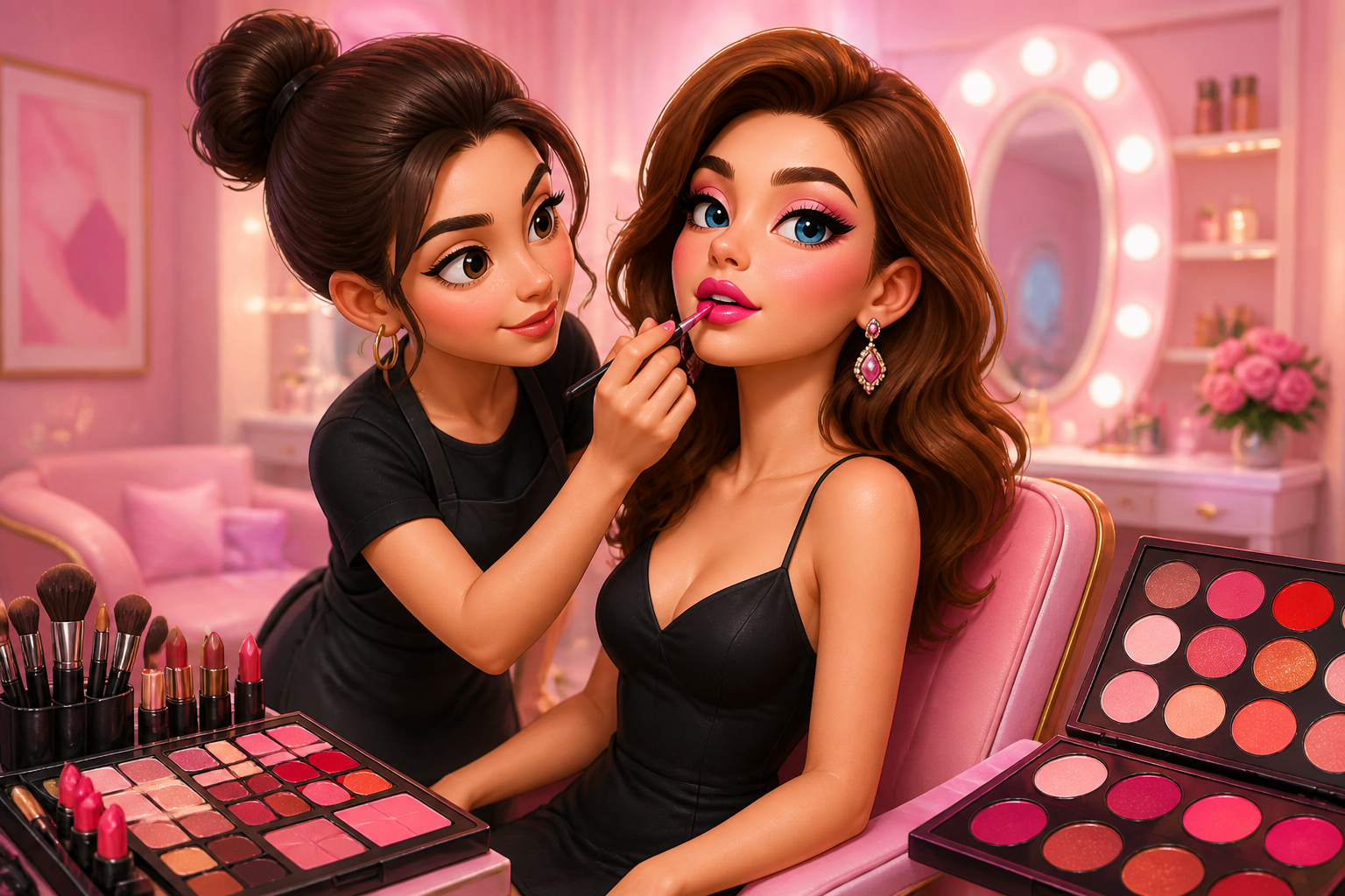 Makeup Artist Fashion Salon